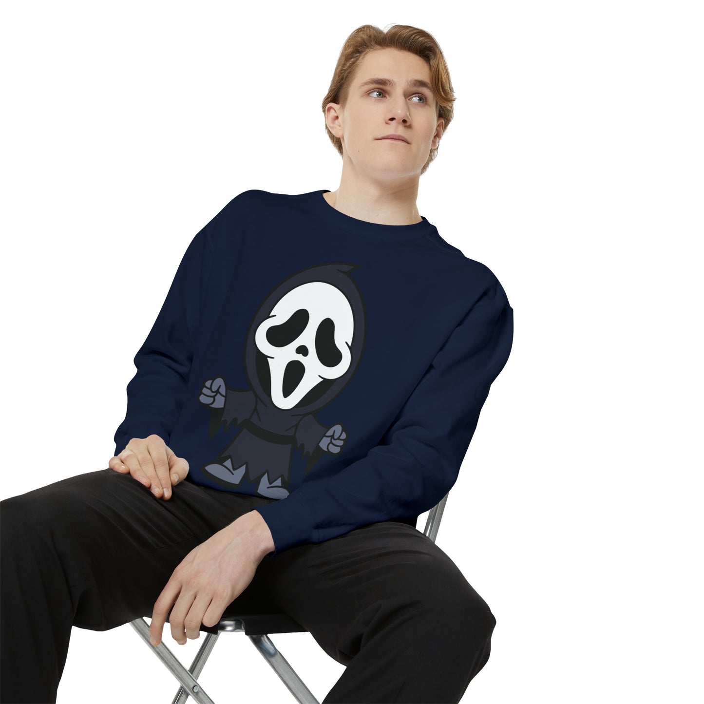 Unisex Garment-Dyed Halloween Trio Sweatshirt