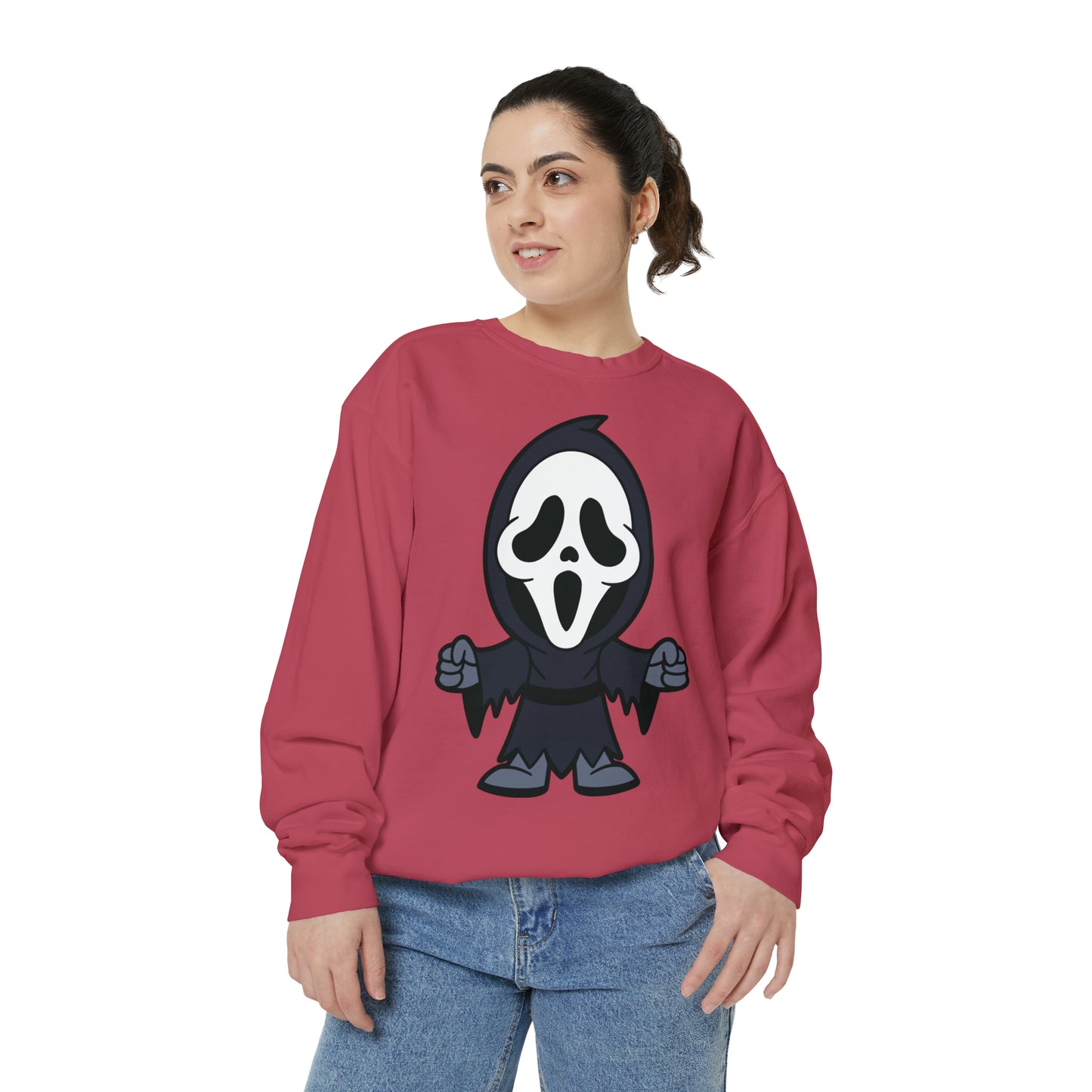 Unisex Garment-Dyed Halloween Trio Sweatshirt