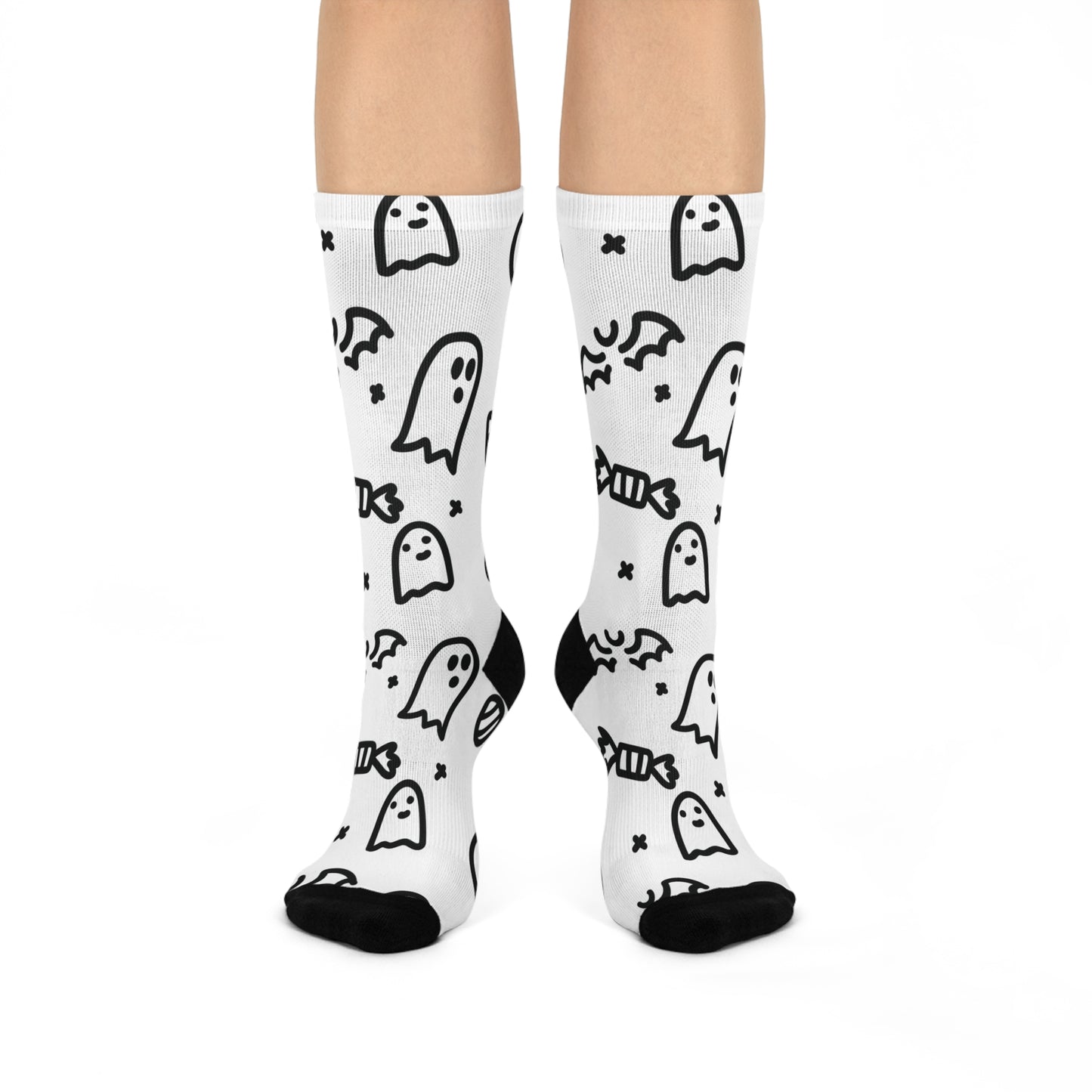 Ghosts & Bats Cushioned Crew Socks