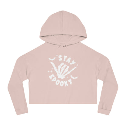 Women’s Cropped  Stay Spooky Hooded Sweatshirt