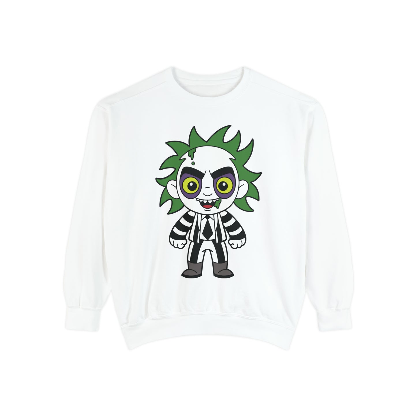 Unisex Garment-Dyed Halloween Beetlejuice Sweatshirt