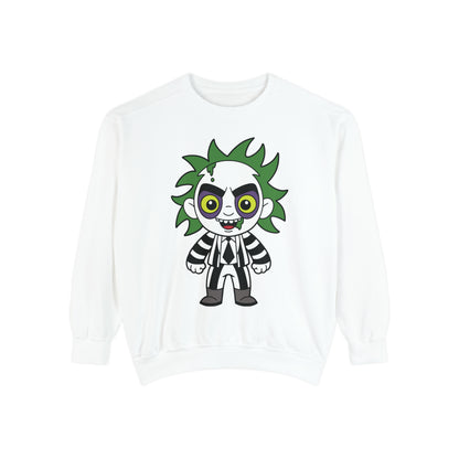 Unisex Garment-Dyed Halloween Beetlejuice Sweatshirt