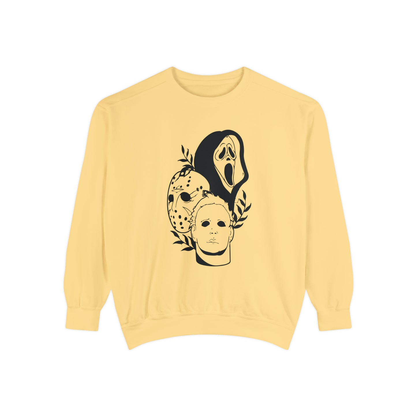 Unisex Garment-Dyed Halloween Trio Sweatshirt