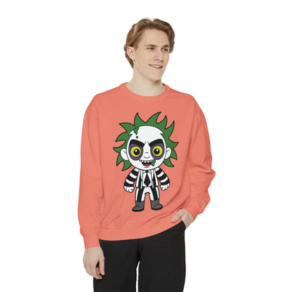 Unisex Garment-Dyed Halloween Beetlejuice Sweatshirt