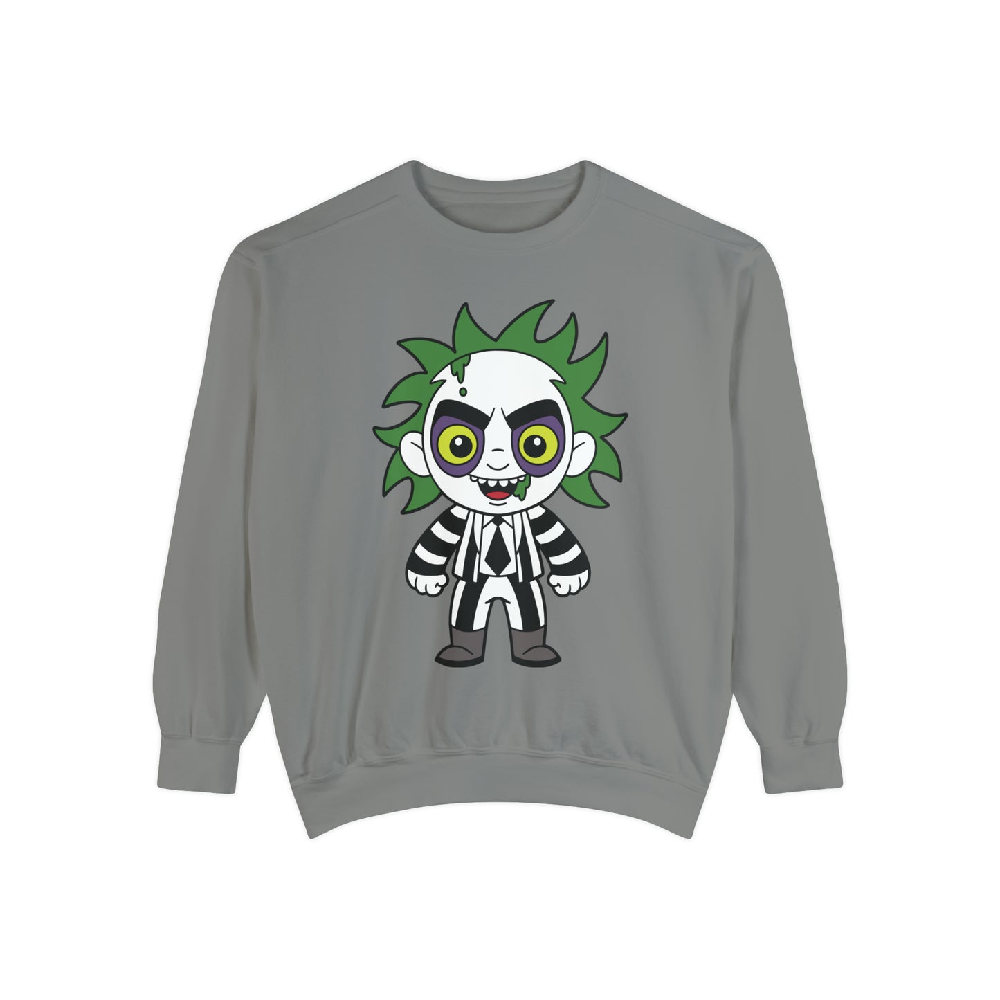 Unisex Garment-Dyed Halloween Beetlejuice Sweatshirt