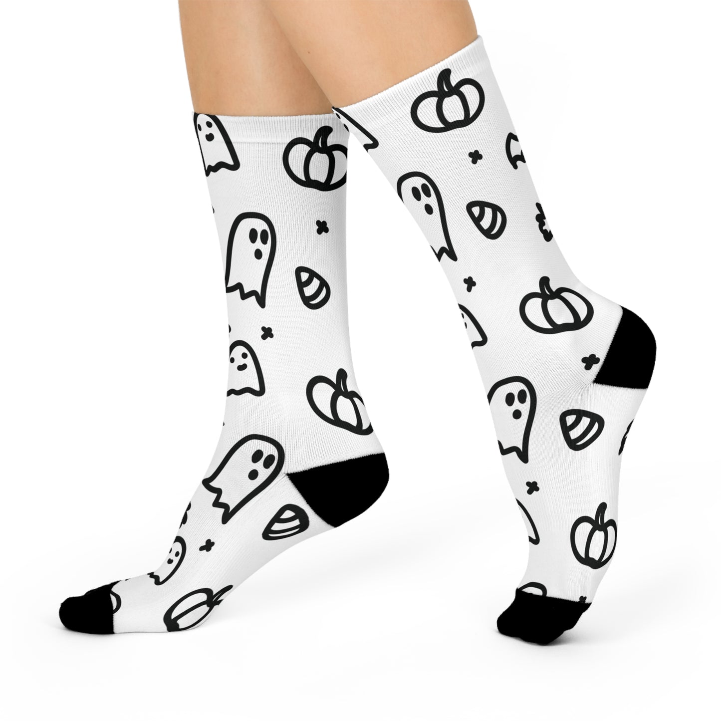 Ghosts & Bats Cushioned Crew Socks