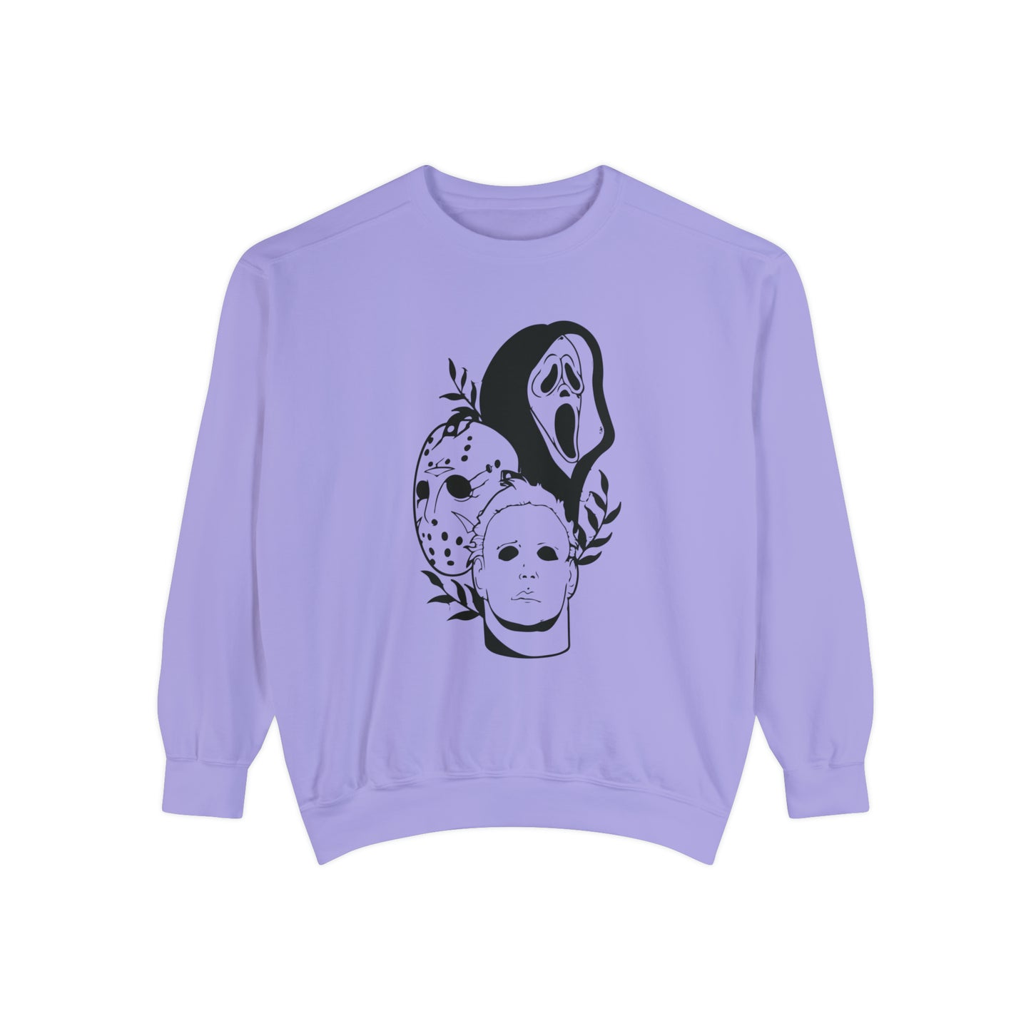 Unisex Garment-Dyed Halloween Trio Sweatshirt