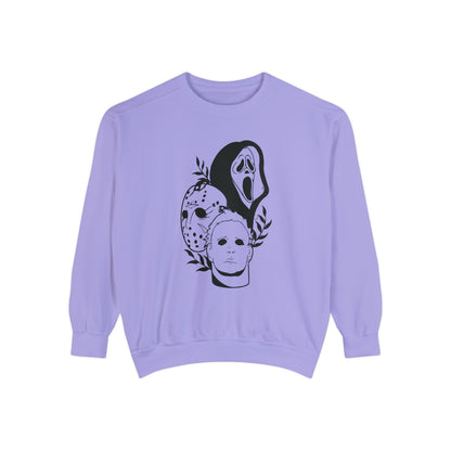 Unisex Garment-Dyed Halloween Trio Sweatshirt