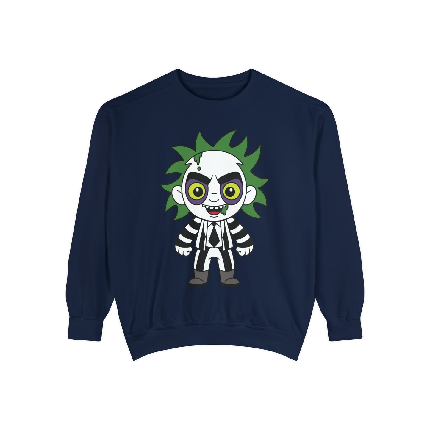 Unisex Garment-Dyed Halloween Beetlejuice Sweatshirt