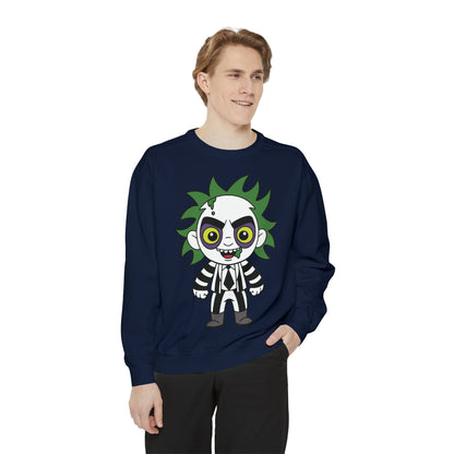 Unisex Garment-Dyed Halloween Beetlejuice Sweatshirt