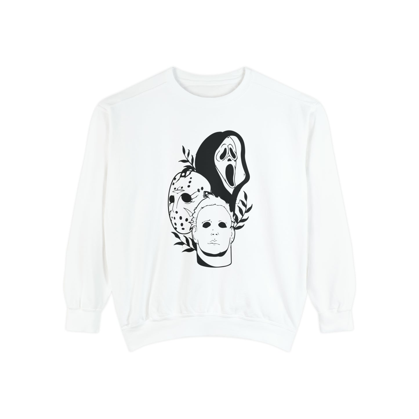 Unisex Garment-Dyed Halloween Trio Sweatshirt