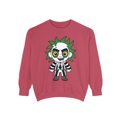 Unisex Garment-Dyed Halloween Beetlejuice Sweatshirt