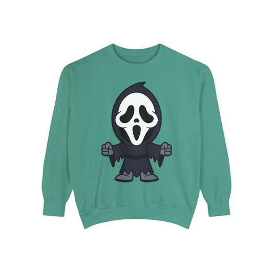 Unisex Garment-Dyed Halloween Trio Sweatshirt