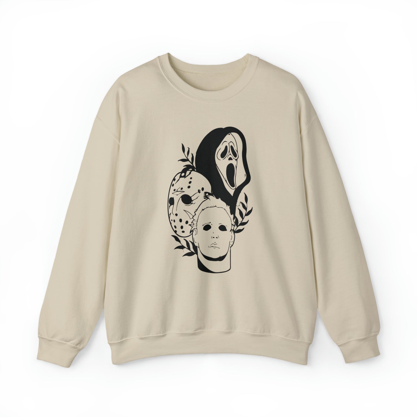 Unisex Heavy Blend Crewneck Horror Trio Sweatshirt