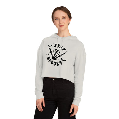 Women’s Cropped  Stay Spooky Hooded Sweatshirt