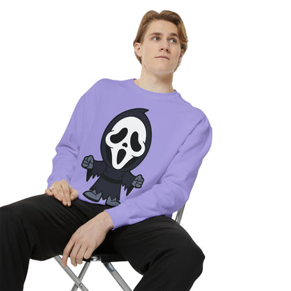 Unisex Garment-Dyed Halloween Trio Sweatshirt