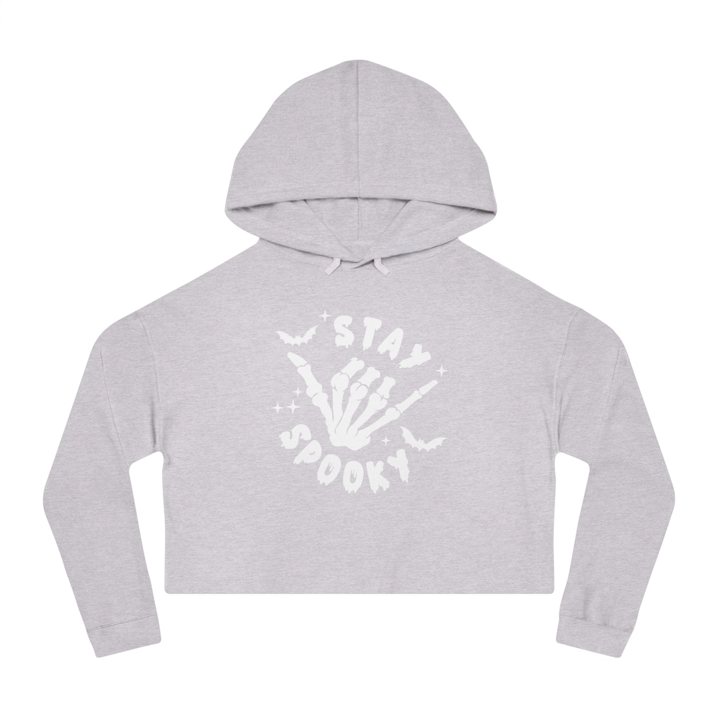 Women’s Cropped  Stay Spooky Hooded Sweatshirt