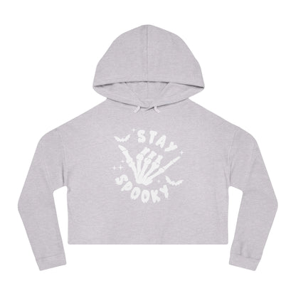 Women’s Cropped  Stay Spooky Hooded Sweatshirt