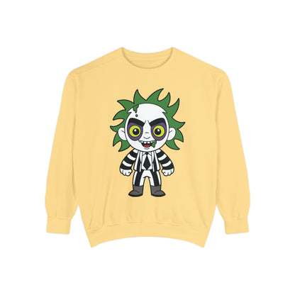 Unisex Garment-Dyed Halloween Beetlejuice Sweatshirt