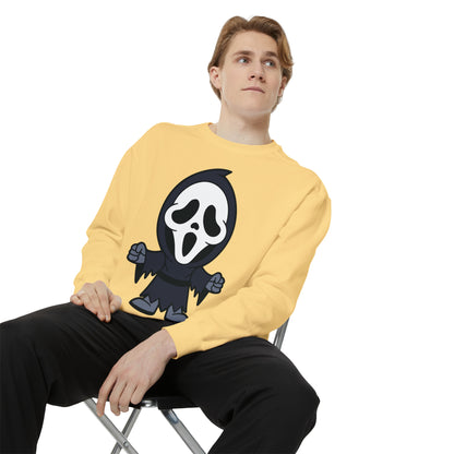 Unisex Garment-Dyed Halloween Trio Sweatshirt