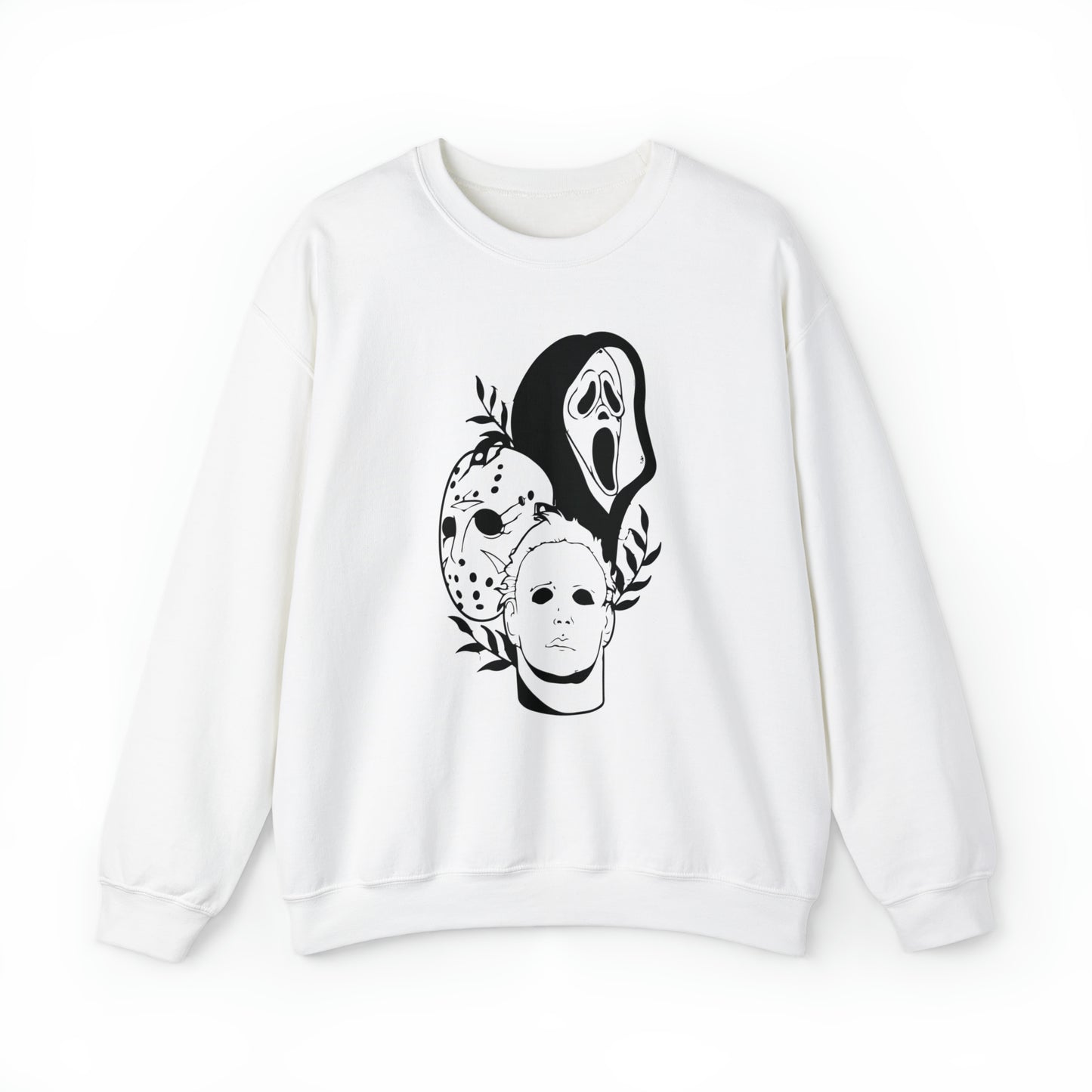 Unisex Heavy Blend Crewneck Horror Trio Sweatshirt