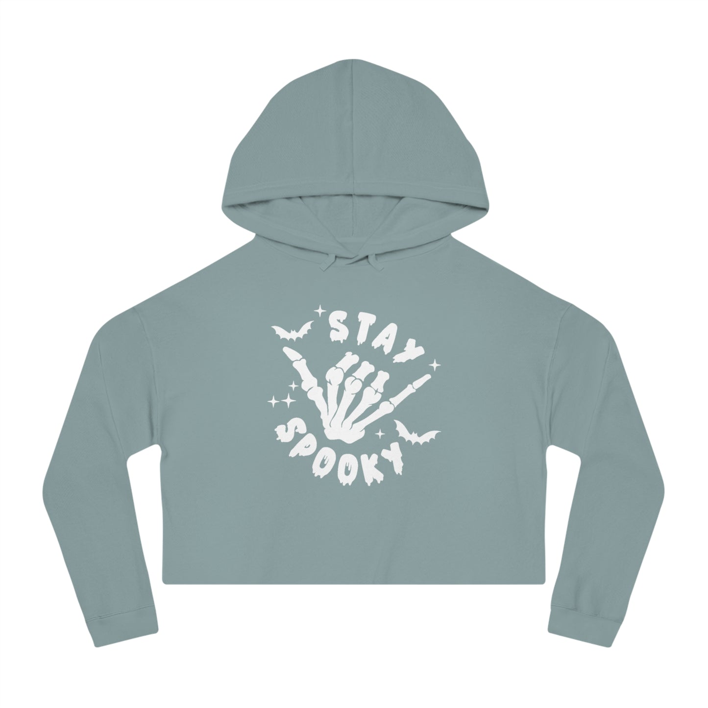 Women’s Cropped  Stay Spooky Hooded Sweatshirt