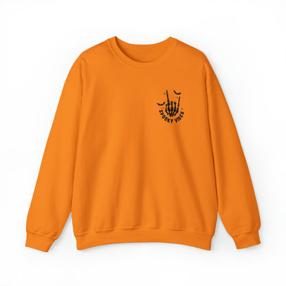 Unisex Heavy Blend Crewneck SPooky Vibes Sweatshirt