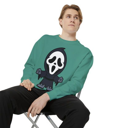 Unisex Garment-Dyed Halloween Trio Sweatshirt