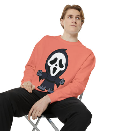 Unisex Garment-Dyed Halloween Trio Sweatshirt