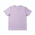 Lavender Smiley T-Shirt flat lay