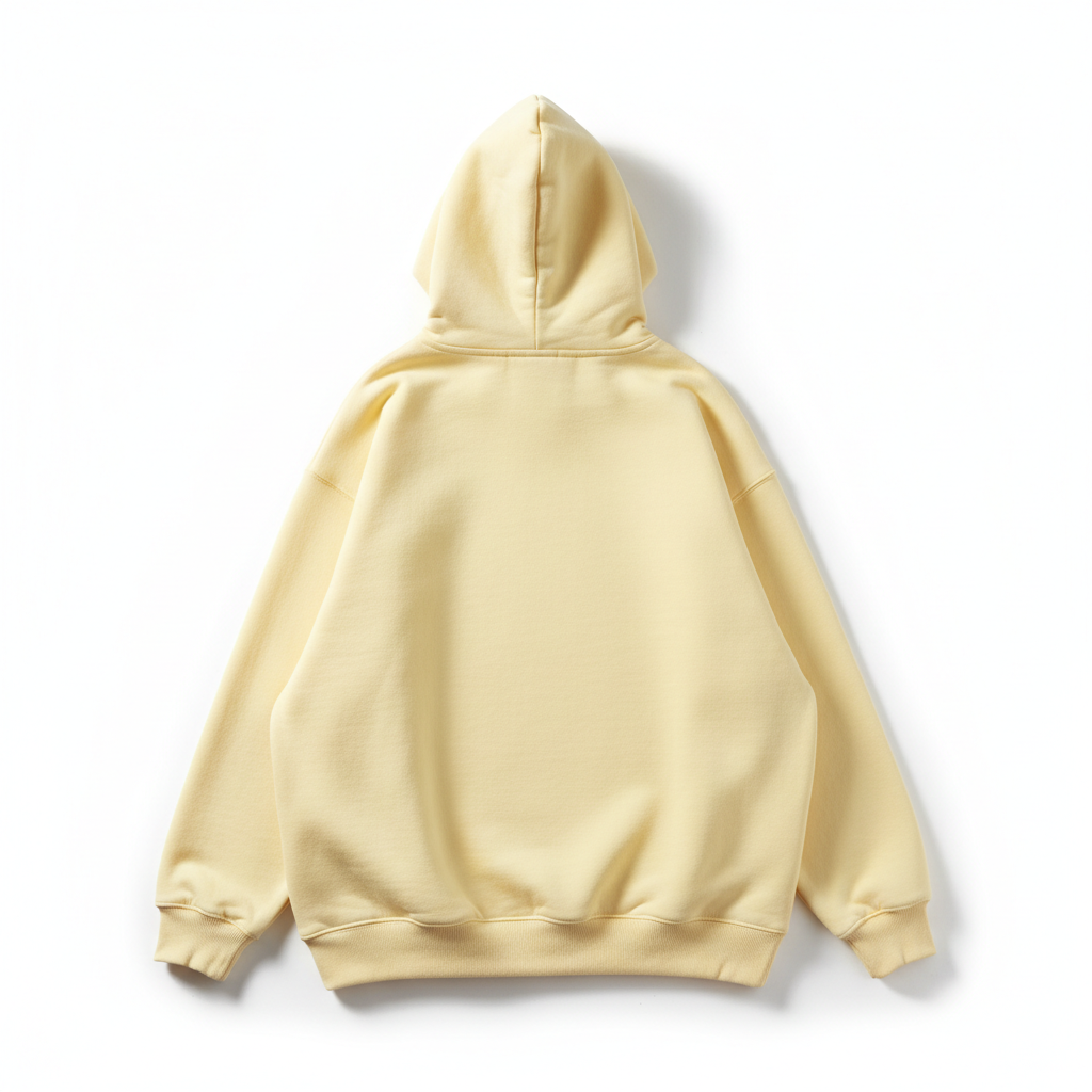 Yellow Bear Hoodie - Back view