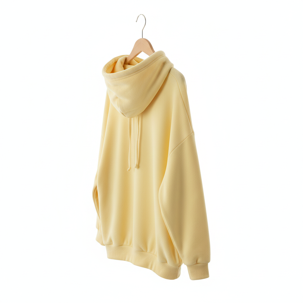Yellow Bear Hoodie - Side view