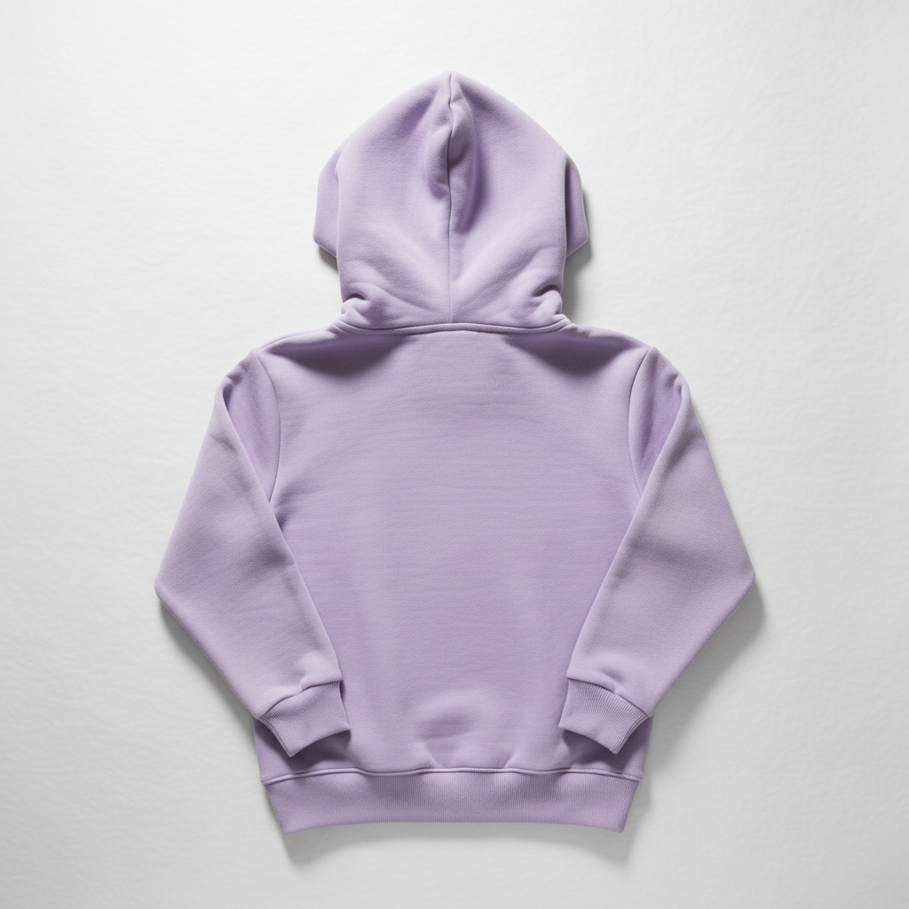 Lilac Cloud Hoodie - Back view