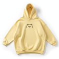 Yellow Bear Hoodie flat lay