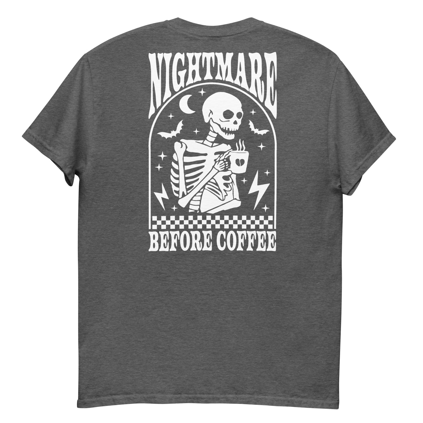 Men's classic tee- Nightmare Before Coffee