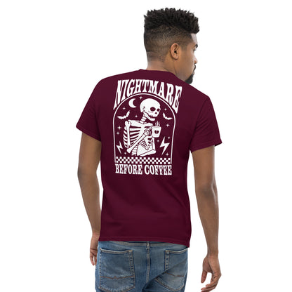 Men's classic tee- Nightmare Before Coffee