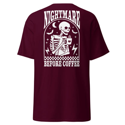 Men's classic tee- Nightmare Before Coffee