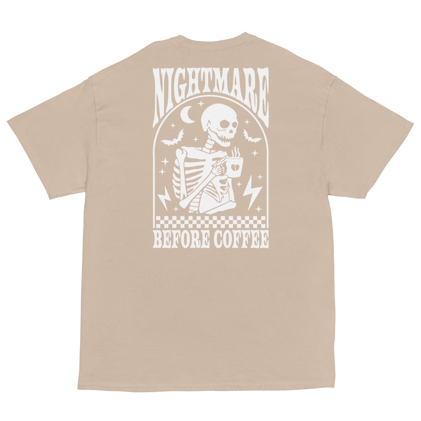 Men's classic tee- Nightmare Before Coffee