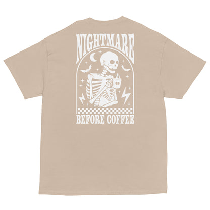 Men's classic tee- Nightmare Before Coffee