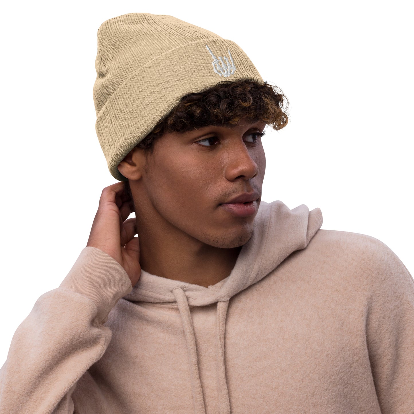 Rock On Ribbed knit beanie