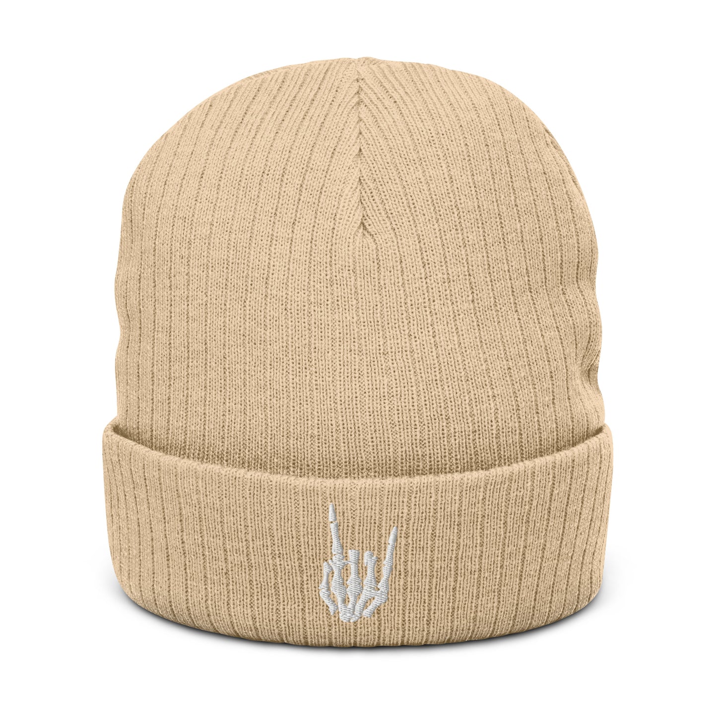 Rock On Ribbed knit beanie