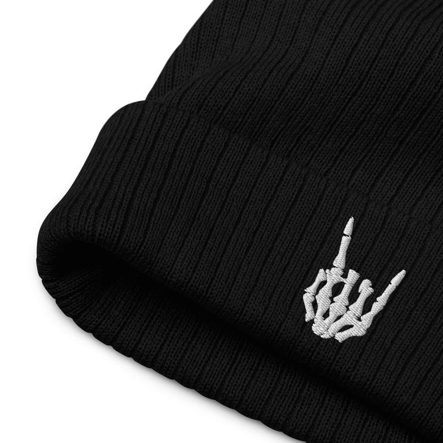 Rock On Ribbed knit beanie