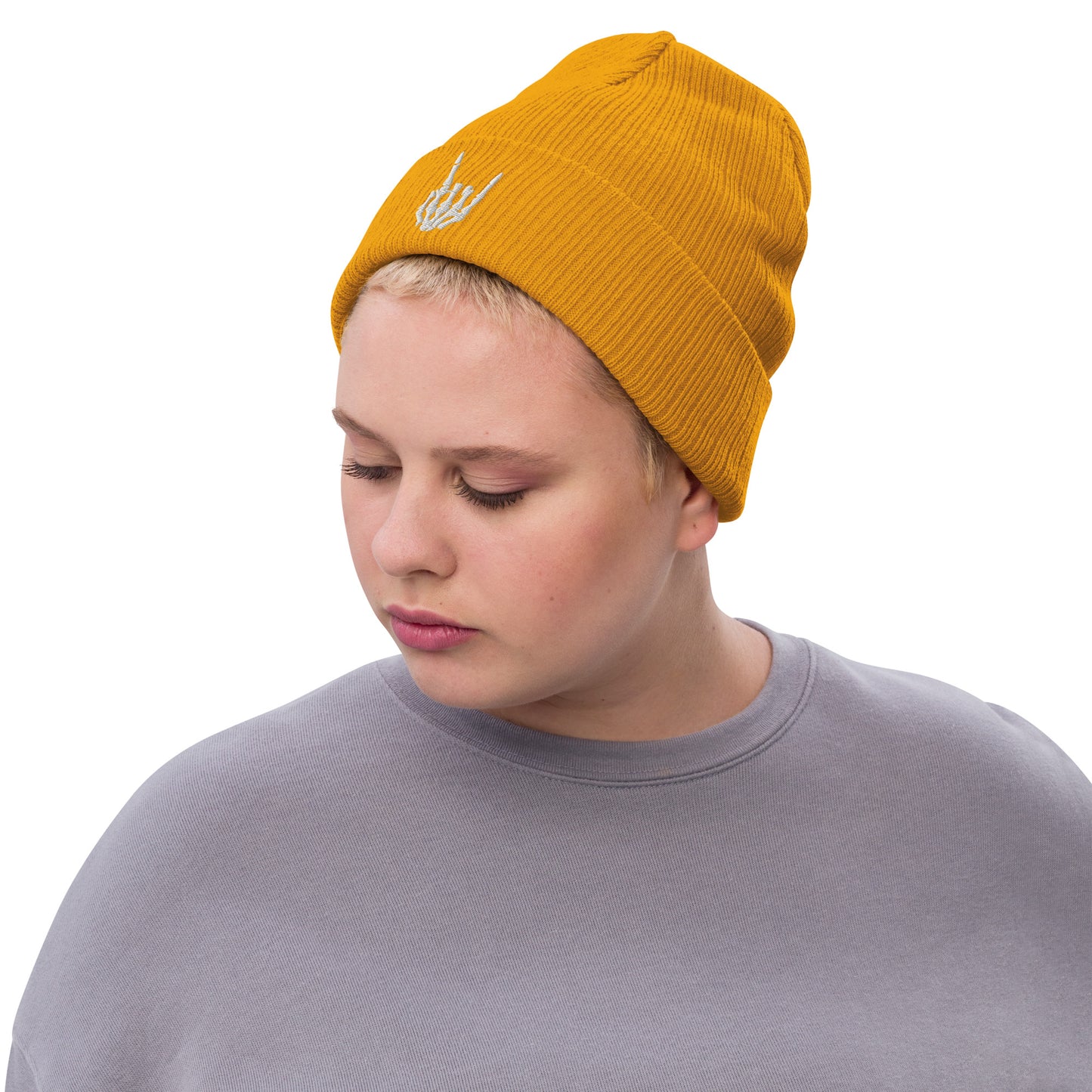 Rock On Ribbed knit beanie