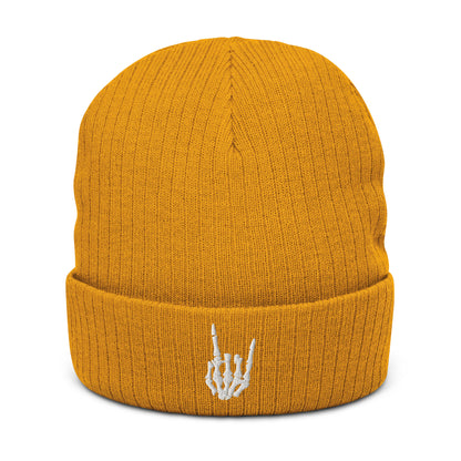 Rock On Ribbed knit beanie