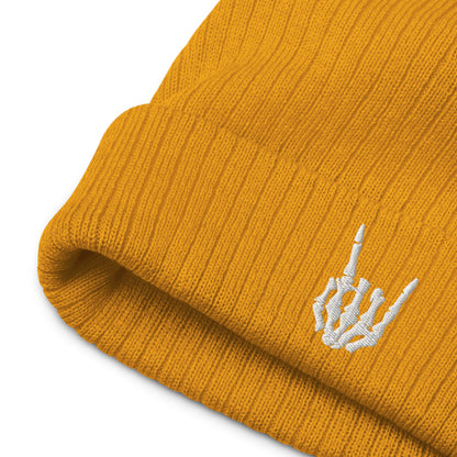 Rock On Ribbed knit beanie