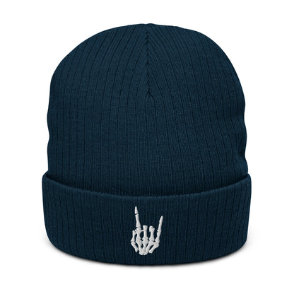 Rock On Ribbed knit beanie