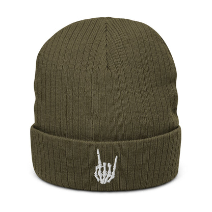 Rock On Ribbed knit beanie