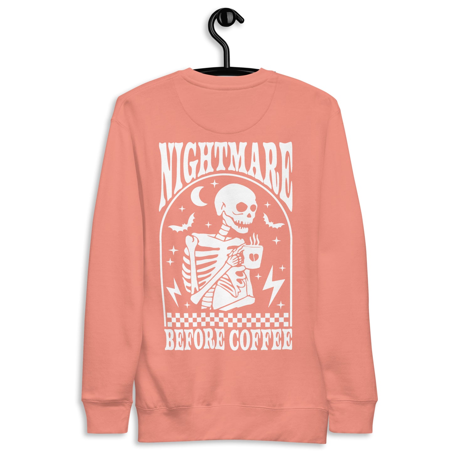 Unisex Nightmare Before Coffee Premium Sweatshirt